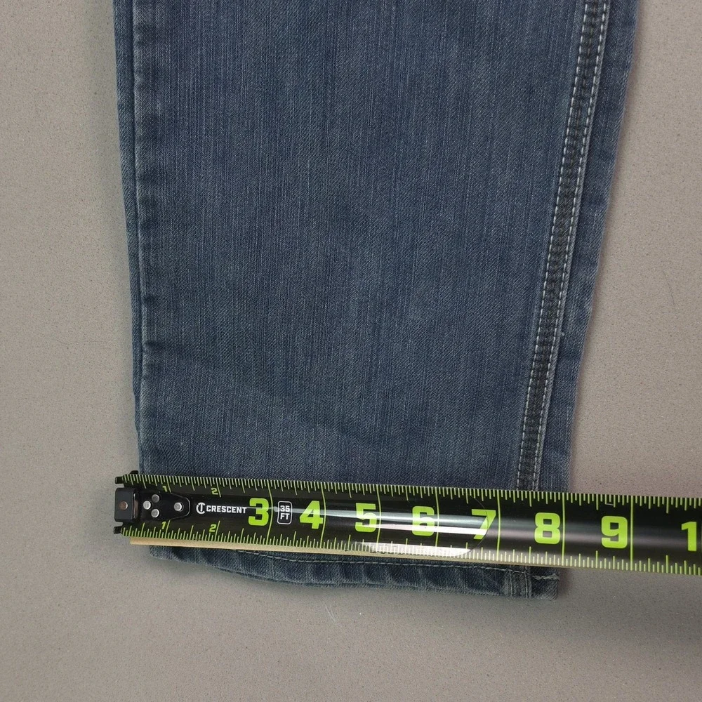 Levi's 514 Slim Straight Jeans Mens 29x30 Medium Blue Wash Zip Pockets Y2K Denim
